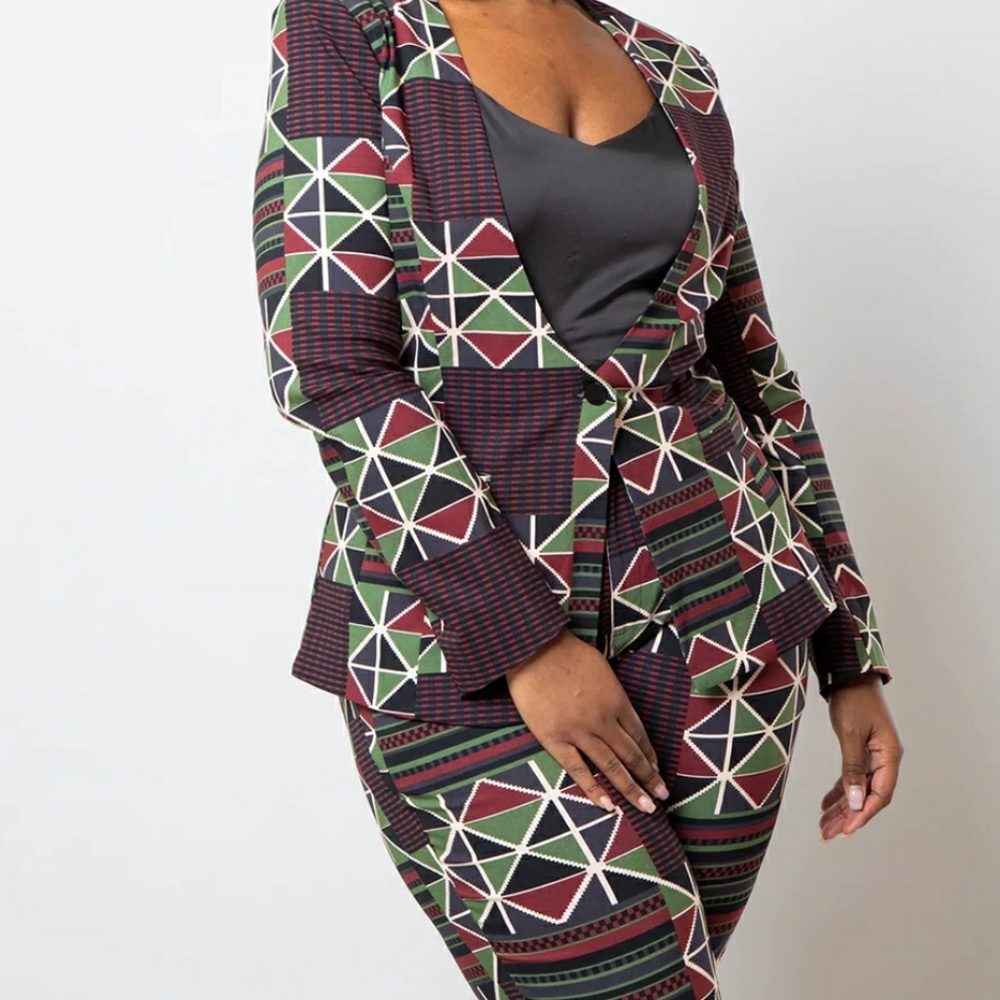 Farjana woven stretch blazer